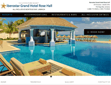 Tablet Screenshot of iberostargrandhotel.com